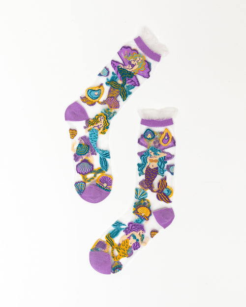 sock candy whimsical mermaid sheer sock mermaid sock sheer for women